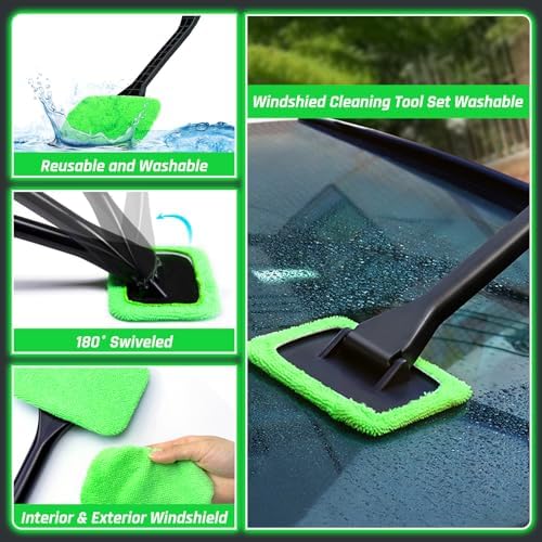 47PCS Car Detailing Kit Interior Cleaner, Car Cleaning Kit, Car Vacuum Car Interior Detailing Kit, Car Wash Kit with Bucket Auto Detailing Brush Set Car Accessories for Motorcycle, Cars, Bikes, Wheels - Image 4