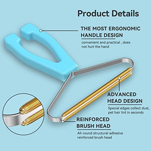 Pet Hair Remover, Dog and Cat Hair Remover, Carpet Rake, Carpet Scraper - Image 2