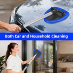 desin Windshield Cleaning Tool, Car Window Cleaner Windshield Cleaner with 4 Reusable and Washable Microfiber Pads and Extendable Handle Auto Inside Glass Wiper Kit - Image 5