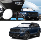 TINGLU Sun Shade for Kia Telluride 2020-2024 2025 Accessories Windshield Sun Shade Window Shade UV Rays Protection Sun Visor Cover with Steering Wheel Sunshade Storage Bag - Image 6