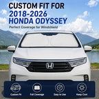 Custom Fit Windshield Sun Shade for Honda Odyssey 2018-2026 - Image 2