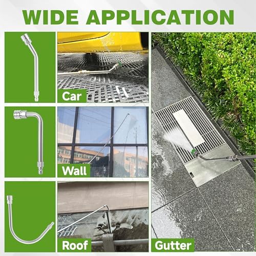 JOEJET Pressure Washer Extension Wand Stainless Steel, 1/4" Quick Connect - Image 5