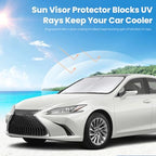Sunshade for Lexus ES 2019-2024 2025 ES250 ES300h ES350 Sedan Sun Shade Windshield Cover Front Window Shield 210T Reflective Sun Visor Protector Blocks 99% UV Rays Car Accessories - Image 5