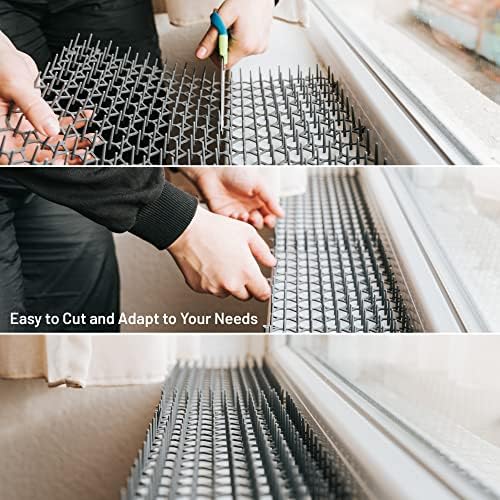Petfolio 10 Pack Extra Large Cat Scat Mat for Cats - Cat Spike Mat 16.5 x 13.4 Inch with 1 Inch Spikes is Perfect to Keep Cats Away Indoor and Outdoor - Image 5