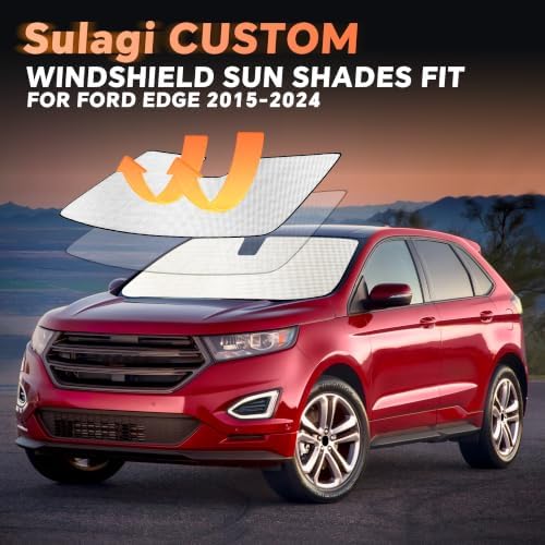 Windshield Sun Shade for Ford Edge 2015-2024 - Image 6