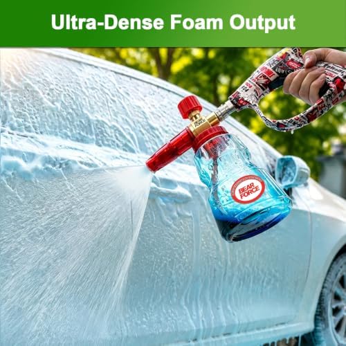BEAR FORCE Brass Foam Cannon for Pressure Washer, Snow Foam Lance, Car Wash - Image 3