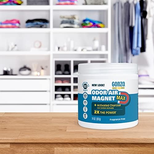 Gonzo Natural Magic Odor Air-Magnet with Activated Charcoal, Odor Eliminator, 14 Oz - Image 4