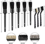 HMPLL 9pcs Auto Car Detailing Brush Set Car Interior Cleaning Kit - Image 4