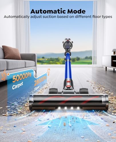 Dual-Battery Cordless Vacuum Cleaner 130 Mins(Eco) 50KPa 600W, Stick Vacuum - Image 5