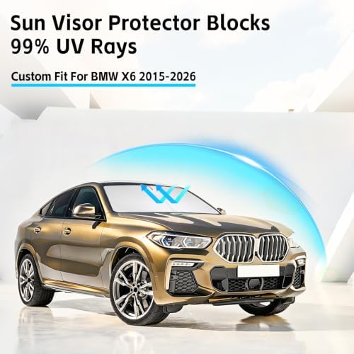 Windshield Sun Shade for BMW X6 2015-2026 Sunshade - Image 2
