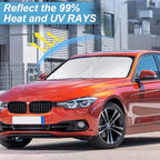 INSAUTO Windshield Sun Shade for 2019-2025 BMW 3 Series 328i M340i M3, Front Window Sun Visor Protector Cover Custom Fit BMW 3 Series Accessories - Image 2