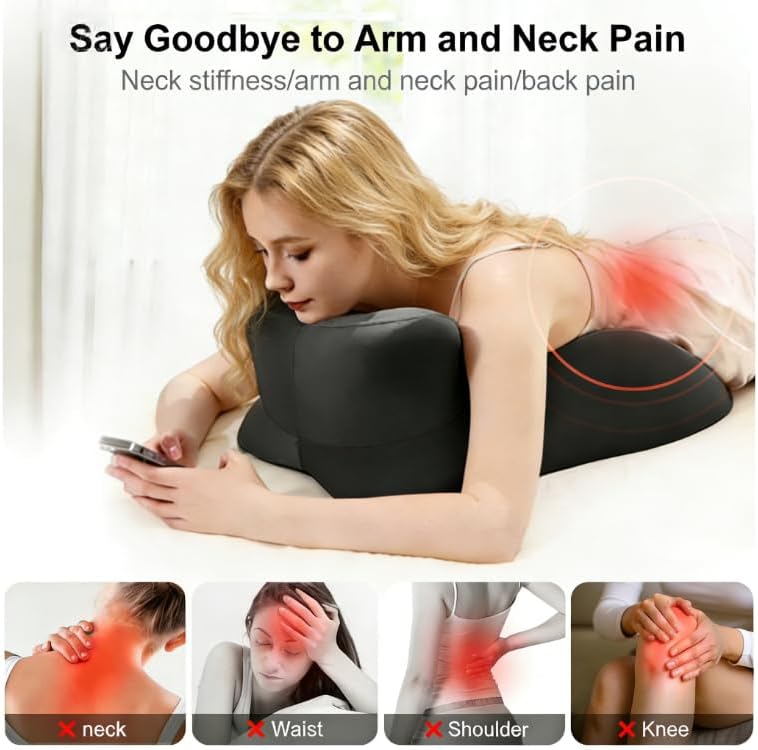 RSN Chiro Monk Couples Pillow, Sweet Spot Pillow, Moodie Intimacy Pillows, 27° Angle Perfect Position Ergonomic Memory Foam Contoured Support Pillow (Black, OneSize) - Image 6