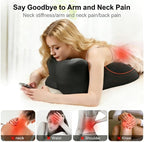 RSN Moodie Intimacy Pillow, Chiro Monk Couples Pillows, 27° Angle Perfect Position Ergonomic Contoured Support Pillow, Multi-Functional Memory Foam Lounger Cushion Back Support (Gray, OneSize) - Image 6