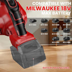 Cordless Vacuum for Miwaukee Battery, 5 in 1 Lightweight Handheld Vacuum Cleaner with 500W Powerful Motor, 46 CFM Portable Hand Vacuum with Filtration HEPA for Floor, Carpet(Battery Not Included) - Image 3