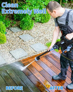 Cordless Power Washer 1500PSl, Portable Power Washer, Blue - Image 3