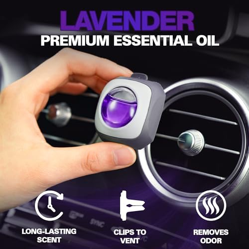 Air Jungles Lavender Scent Car Air Freshener Vent Clips 6 Ct, Long Lasting - Image 2