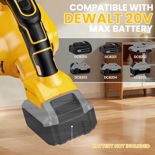 Cordless Vacuum for Dewalt Battery, 5 in 1 Lightweight Handheld Vacuum Cleaner with 500W Powerful Motor, 46 CFM Portable Hand Vacuum with Filtration HEPA for Floor, Carpet(Battery Not Included) - Image 3