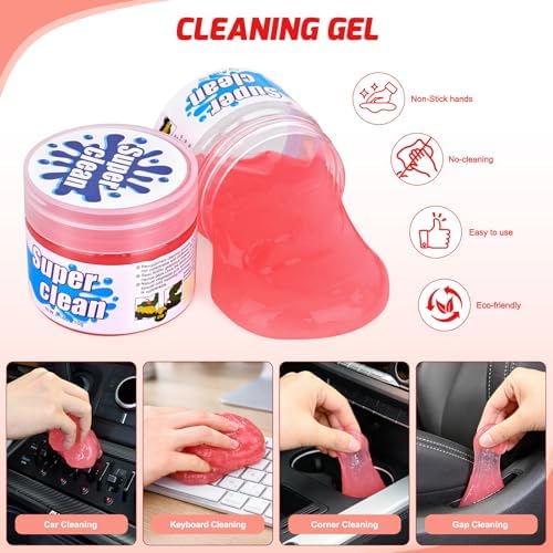 Nilight 15PCS Car Detailing Kit for Interior Exterior Car Care, Red - Image 5
