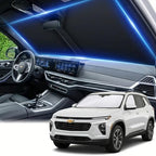 for Chevy Chevrolet Equinox Windshield Sun Shade 2018-2026, Custom Fit Front Window Visor, Foldable UV Ray Blocker, Summer Car Accessory by AuyNeas