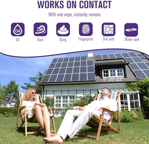 Teexpert Solar Panel Cleaner (32oz Makes 150 Gallons), Ultra Concentrated Glass & Solar Panel Cleaning, Pro Quick Dry Streak-Free Remove Dirt, Dust, Droppings, Fingerprints, Oils & Water Spots - Image 3