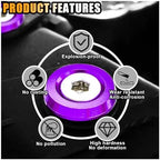 smilfuy 20PCS Aluminum Bumper Fender Washer Stainless Steel Bolts, Purple - Image 4