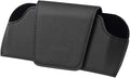 Sunglass Holder for Car Visor, PU Leather Magnetic Vehicle Glasses Organizer Box with Clips, Automotive Interior Eyeglasses Storage Case Accessories, Universal for Most Vehicles (Black) by Unknown