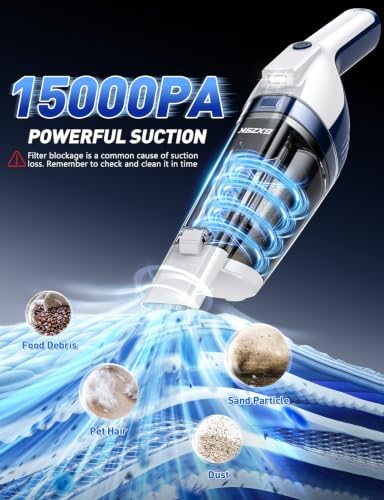 Gxzsk Handheld Vacuum Cordless, Hand Held Vacuum, Car Vacuum Portable - Image 2