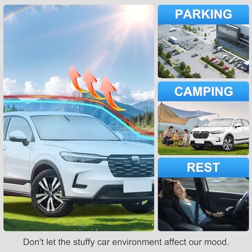 Custom Fit Windshield Sun Shade for Honda HRV HR-V 2023-2026 - Image 6