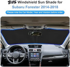Custom Fit Windshield Sun Shade for Subaru Forester 2014-2018 - Image 3