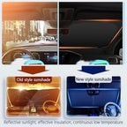 Car Windshield Sun Shade Compatible with Toyota 4Runner 2010-2025,Oxford Cloth Sun Shade for Car Windshield with Foldable Design,Essential Windshields Cover Suns Shades with Storage Bag - Image 3