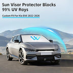Windshield Sun Shade for Kia EV6 2022-2026 Sunshade - Image 2