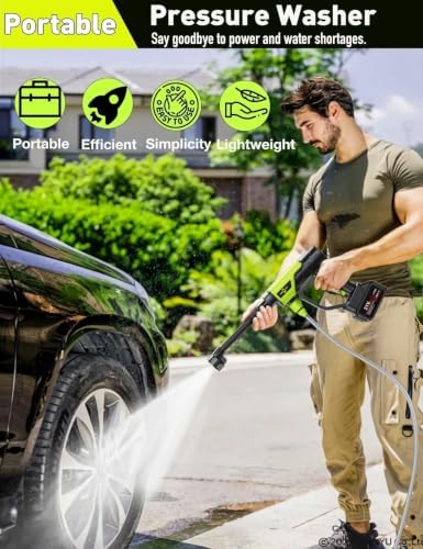 Cordless Pressure Washer, Lightweight Portable Power Washer - Image 2
