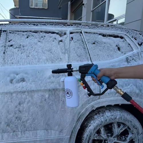 GDHXW 5000 PSI High Power Pressure Washer Gun with Swivel,with Foam Cannon 2 Adapter 5 Pressure Washer Nozzles - Image 5