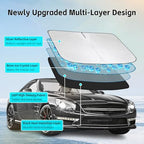 Windshield Sun Shade for Mercedes Benz SL 400 450 500 SLC300 2013-2026 - Image 3