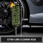 VIKING V+ Wheel Barrel Brush for Deep Wheel Cleaning, 17 Inch Length - Image 4