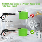 PWACCS Pressure Washer Hose and Gun, 50 FT Power Washer Hose Wand Kit - Image 4