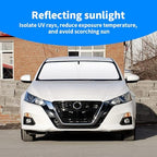 Front Windshield Sun Shade Custom Fit Compatible for Altima 2019-present Sunshade Foldable UV Ray Reflector Sun Visor Protector Accessories Shield Cover Reflective (for Altima 2019-present) - Image 4