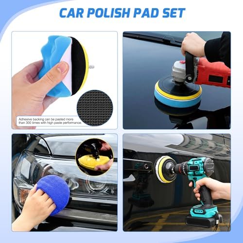 Nilight 27PCS Car Detailing Kit for Interior Exterior Car Care, Blue - Image 6