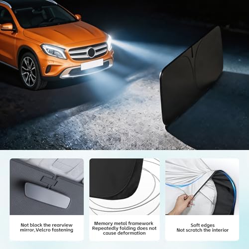 Windshield Sun Shade for Mercedes Benz GLA 180 200 220 250 2014-2026 - Image 5