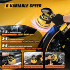 Cordless DA Polisher Kit with 2 x 4000mAh Batteries - Image 5