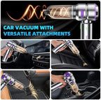 Car Vacuum Portable Cordless, 18000PA Portable Vacuum Cordless, High Power Air Duster with Brushless Motor, Type-C Charge, 3 in 1 Small Vacuum Cleaner Cordless for Car, Home, Office, Pet Hair - Image 3