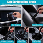 XANGNIER Car Detailing Kit Interior,Car Interior Cleaner Brush Set,10 Pcs - Image 2