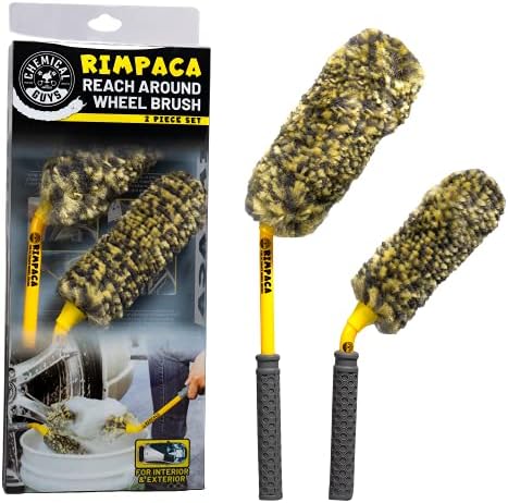Chemical Guys ACC615 Rimpaca Reach Around Ultimate 2 Piece Wheel Brush Set (Rimpaca Wheel Cleaners) by ChemicalGuys