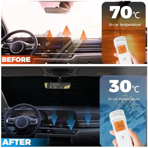 Foldable Front Windshield Sunshade fit for Kia Sportage 2018-2022 - Image 2