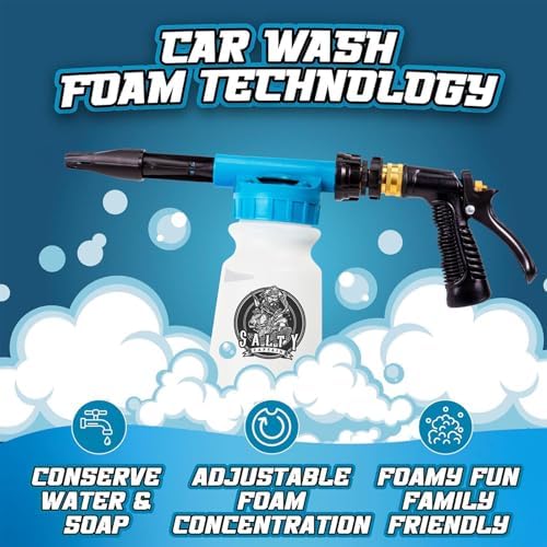 Salty Captain Foam Cannon for Hose – The Ultimate Foam Blaster - Image 3