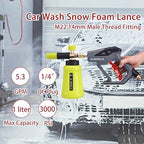 M MINGLE High Pressure Washer Gun Snow Foam Lance, 4000 PSI, 1 Liter - Image 6