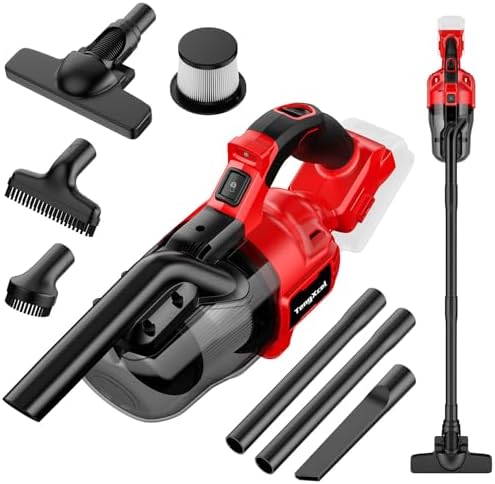 Cordless Vacuum Compatible with Milwaukee 18V Battery, Handheld HEPA Filter by TengXcel