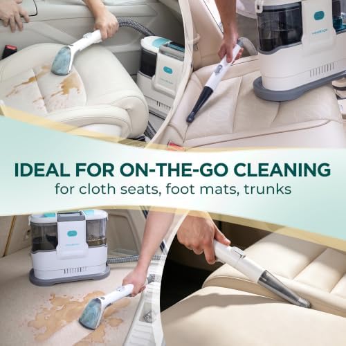 HAUSHOF 24V Cordless Portable Carpet Cleaner Machine for Pets, Cars & Home - Image 2