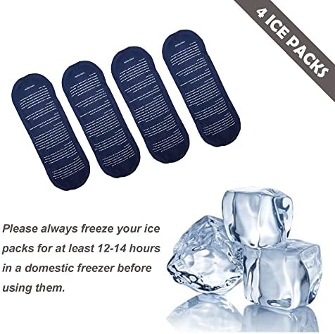 apollo walker Insulin Cooler Travel Case with Ice Packs and Insulation | TSA Approved Includes 2 x 90g ice packs for 9-hour cooling insulin pens & syringes for Diabetics to Carry (Gray) - Image 5