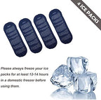 apollo walker Insulin Cooler Travel Case with Ice Packs and Insulation | TSA Approved Includes 2 x 90g ice packs for 9-hour cooling insulin pens & syringes for Diabetics to Carry (Gray) - Image 5